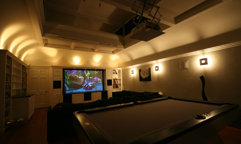 Amazing Home Cinema image Copyright Daniels Construction - Cambridge - UK