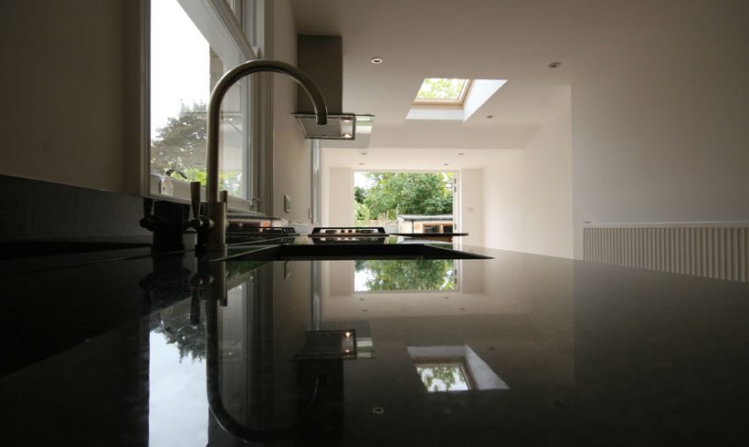Beautiful kitchen work surface image Copyright Daniels Construction - Cambridge - UK